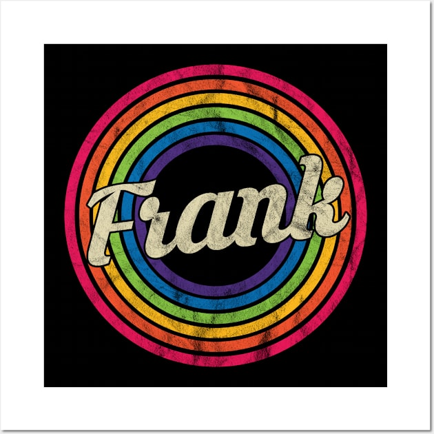 Frank - Retro Rainbow Faded-Style Wall Art by MaydenArt